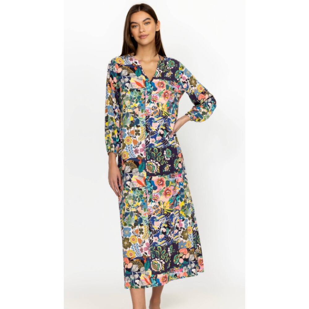 Johnny Was Layla Maxi Floral Dress With Puff Sleeves Women’s XXL - Picture 14 of 15